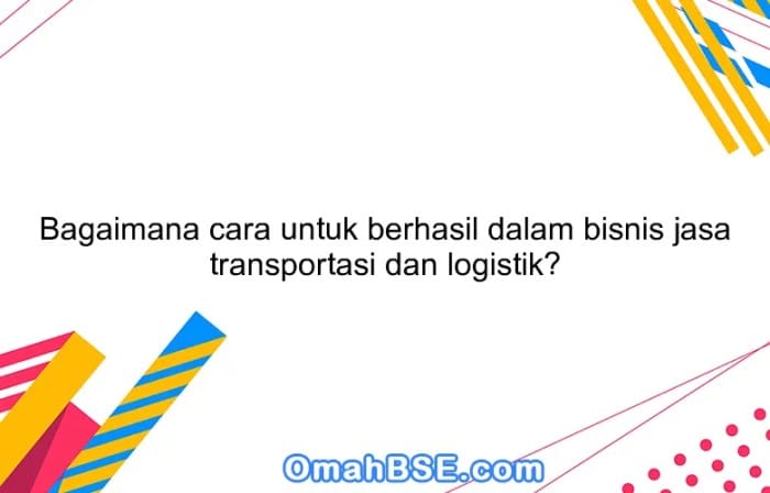 Transportasi bisnis ramai asing masuk tirto